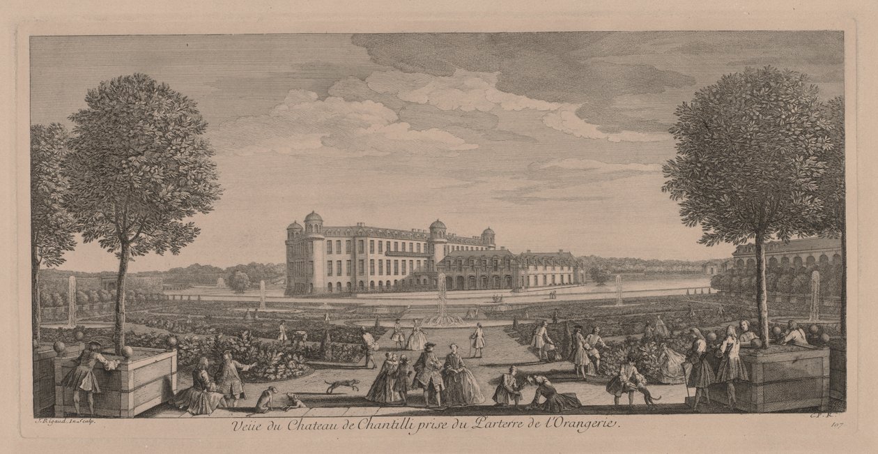 Kasteel Chantilly door Jacques Rigaud