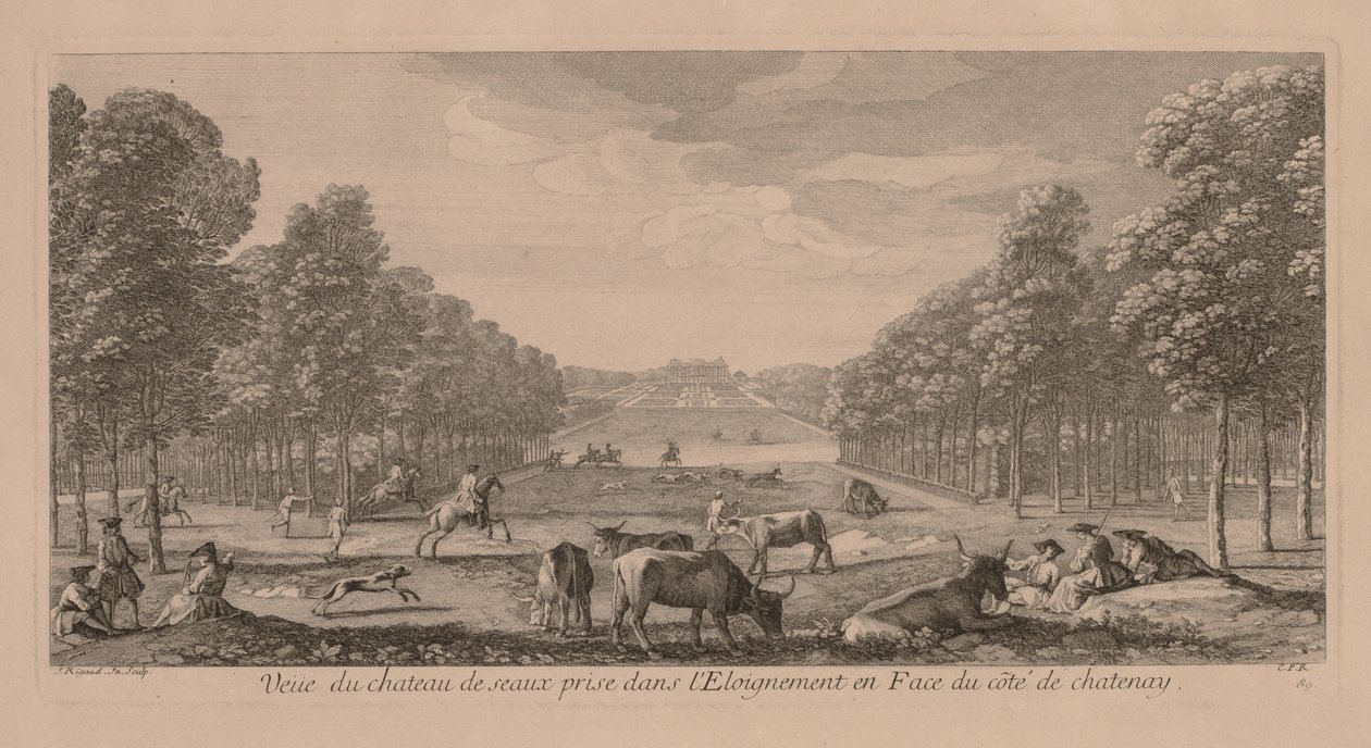 Kasteel van Berny door Jacques Rigaud