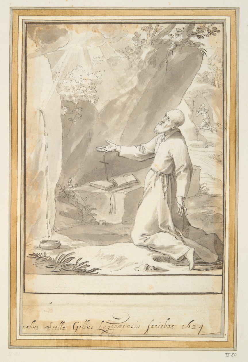 Sint Filippus biddend door Jacques Stella