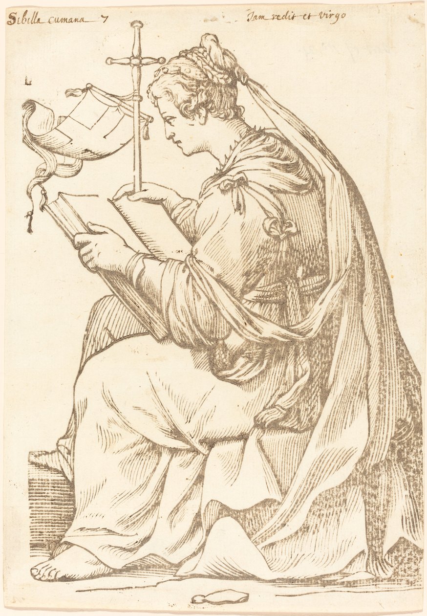Sibylla Cumana door Jacques Stella
