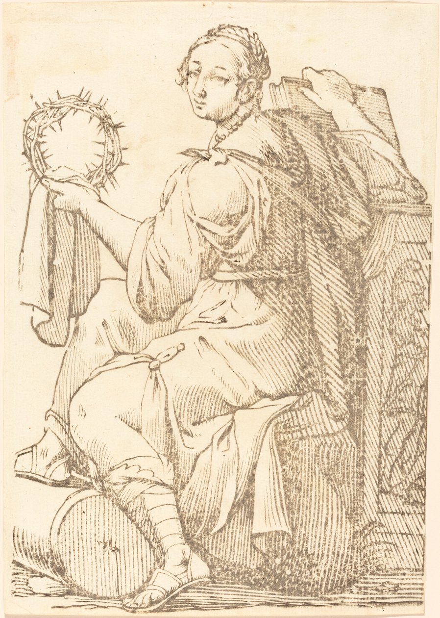 Sibylla Delphica door Jacques Stella