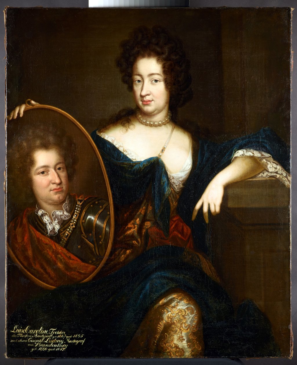 Engels: Louise Charlotte von Radziwill door Jacques Vaillant