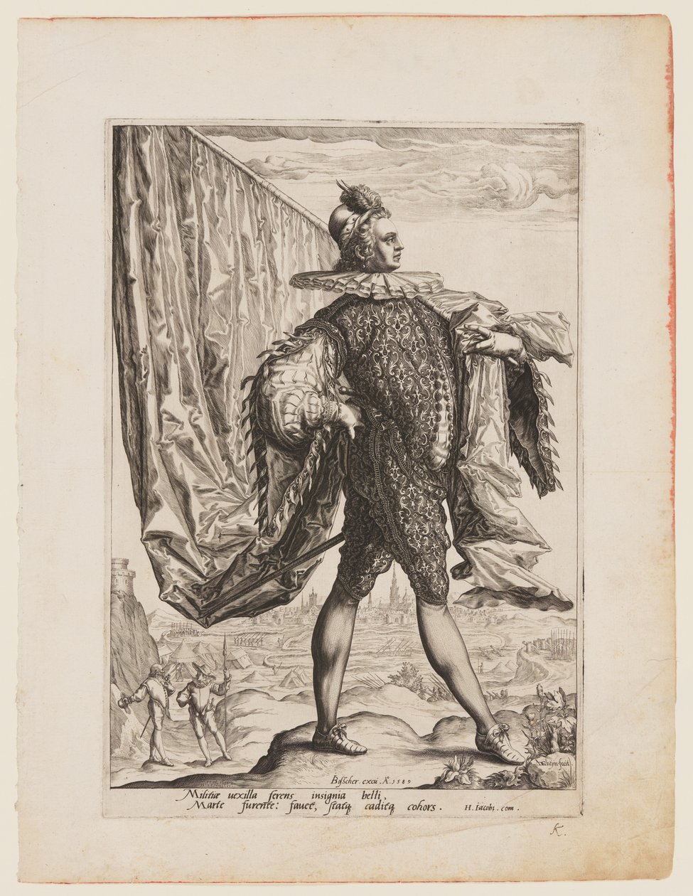 Standaard drager door Jacques de Gheyn II