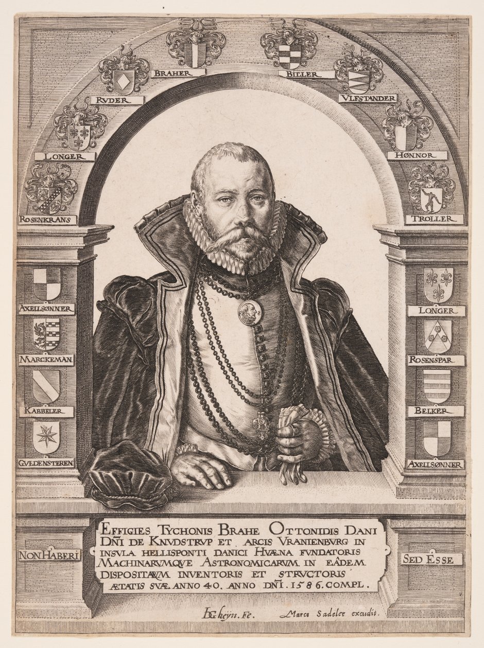 Tycho Brahe, astronoom door Jacques de Gheyn II