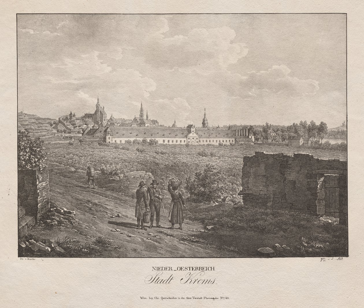 Neder-Oostenrijk, Stad Krems door Jakob Alt