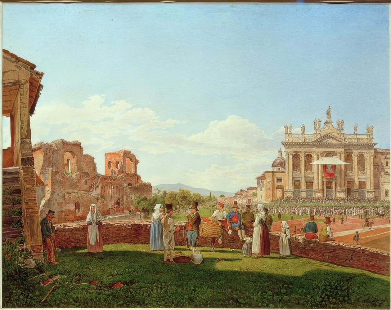 Rome (Italië) door Jakob Alt