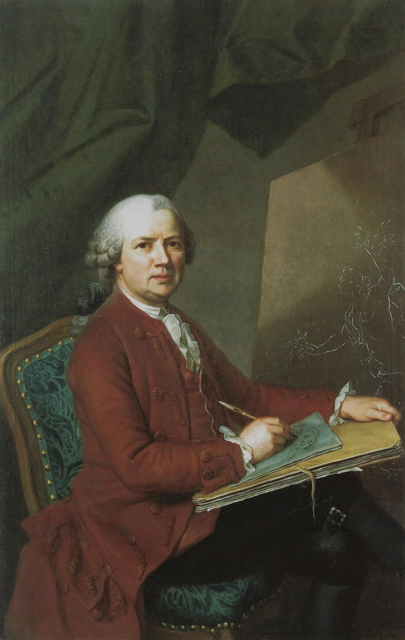 Zelfportret door Jakob Emanuel Handmann