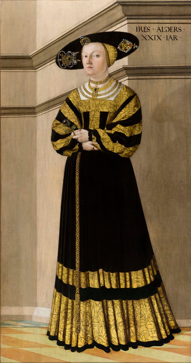 Portret van Anna von Rosental door Jakob Seisenegger