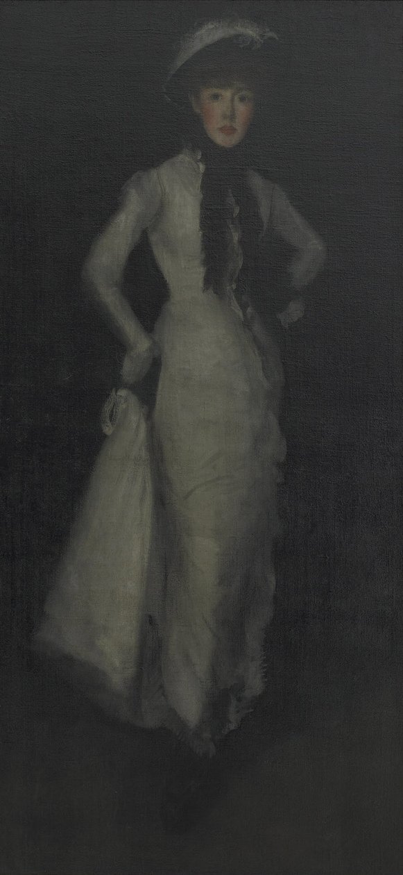 Arrangement in wit en zwart door James Abbott McNeill Whistler