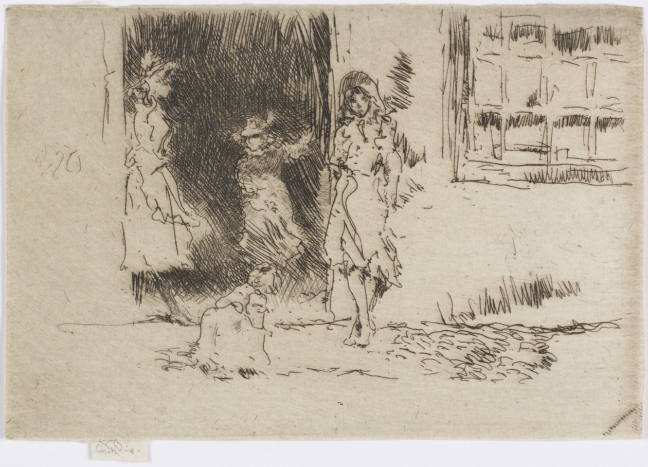 Cottage Deur, ca. 1884-86 door James Abbott McNeill Whistler