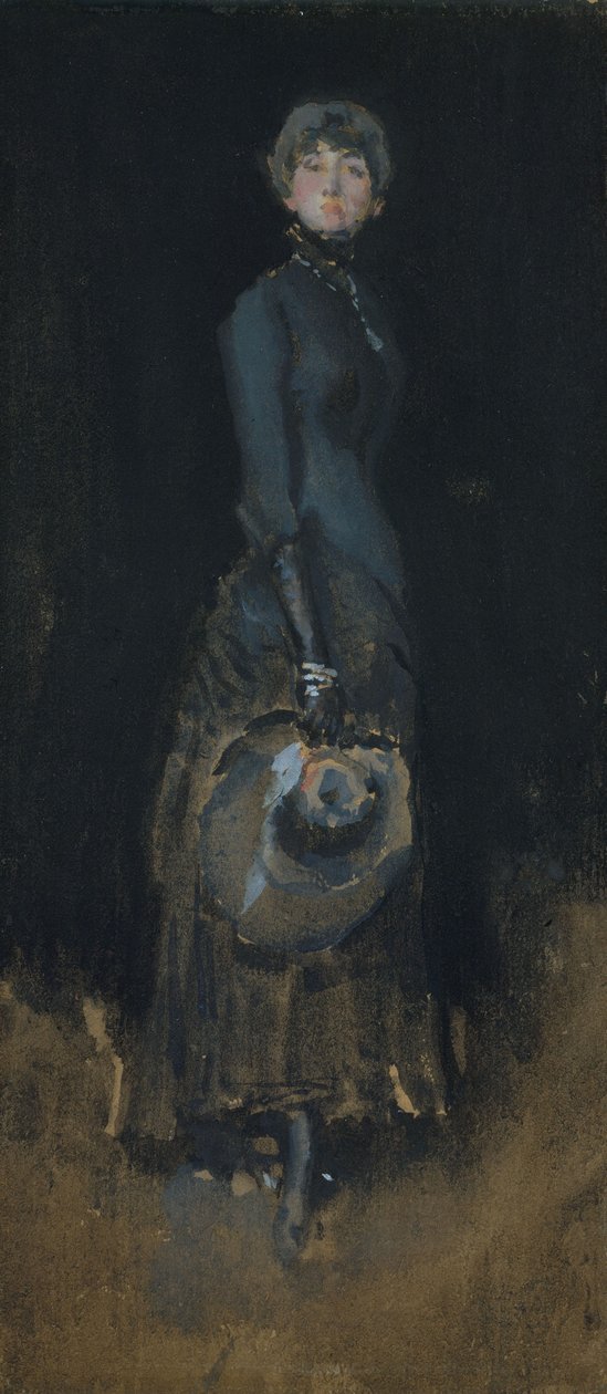 Dame in Grijs, c.1883 door James Abbott McNeill Whistler