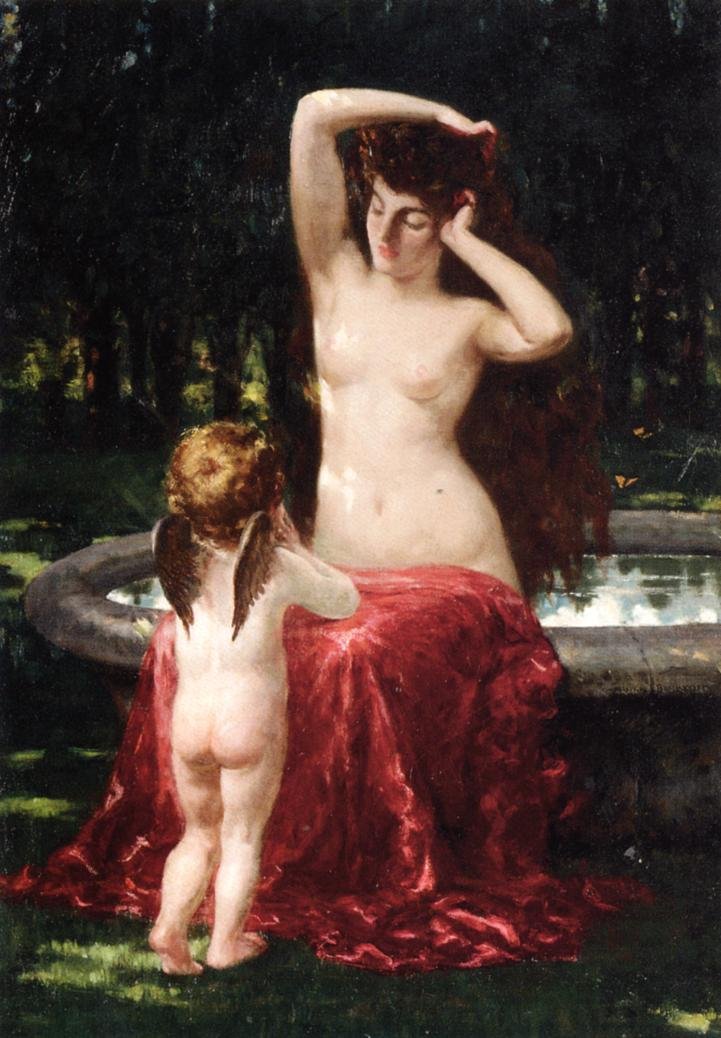 Sylvan Toilette door James Carroll Beckwith