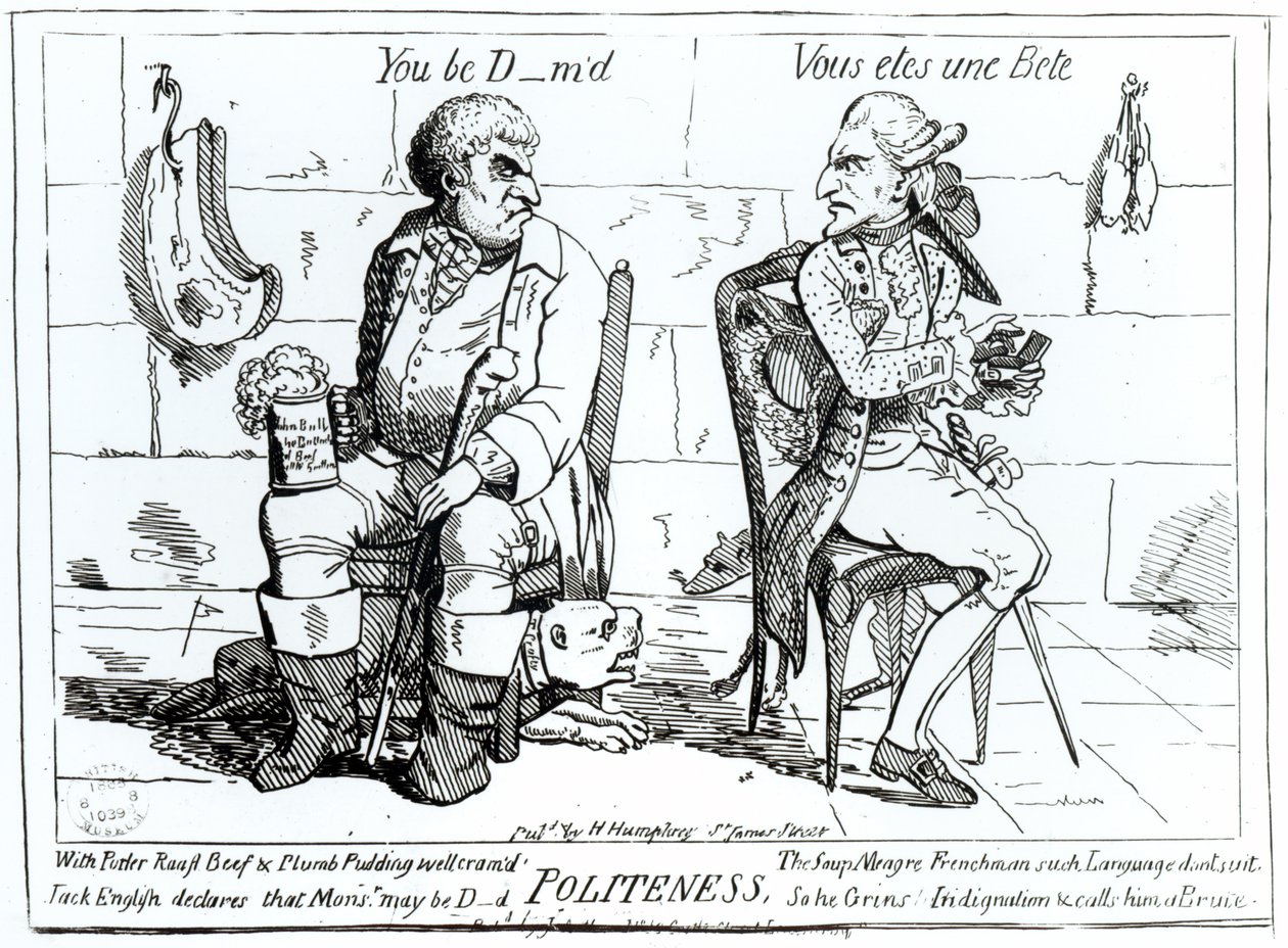 Beleefdheid door James Gillray