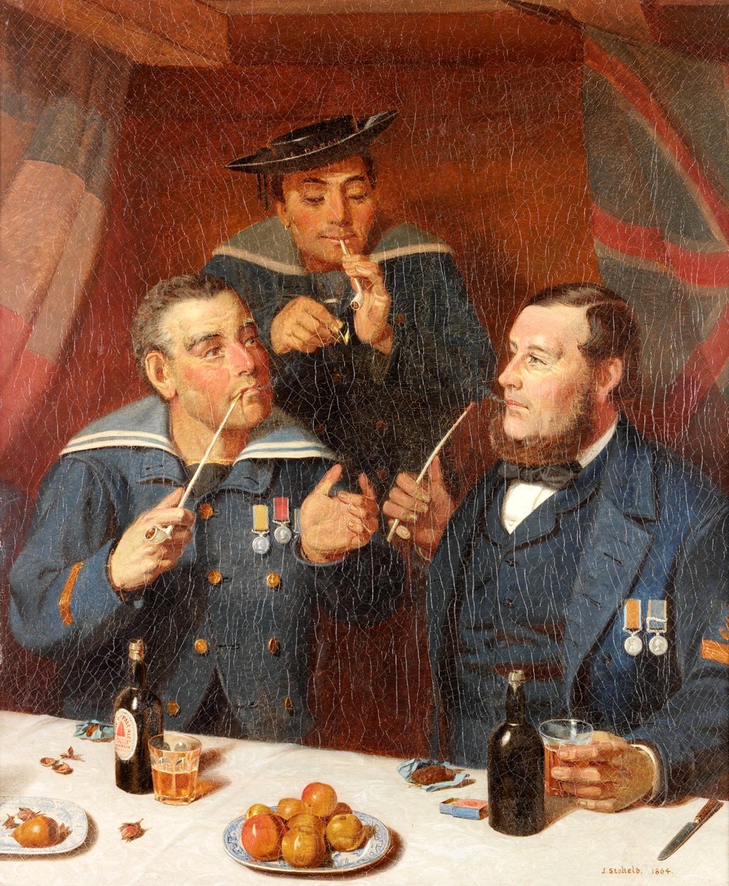 Vredespijp, 1864 door James Stokeld