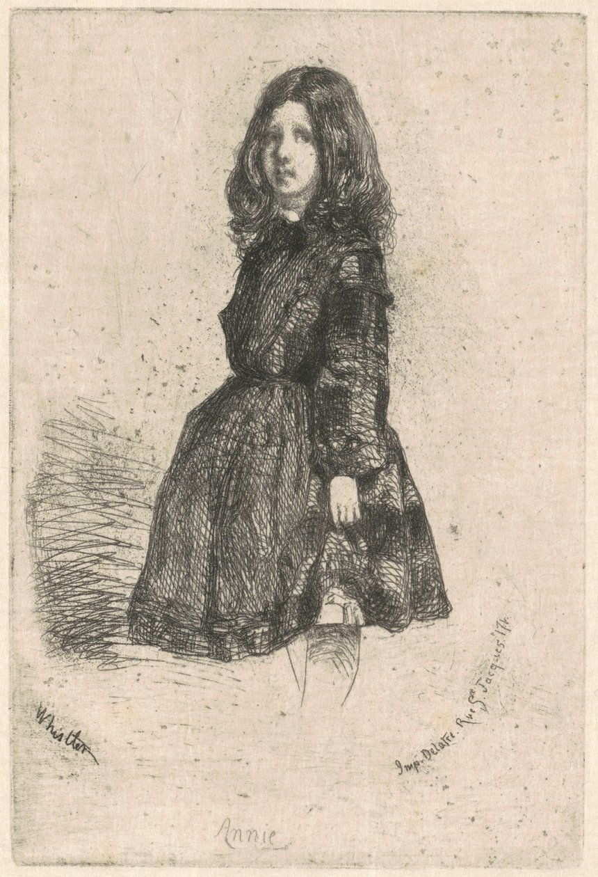 Annie door James Abbott McNeill Whistler
