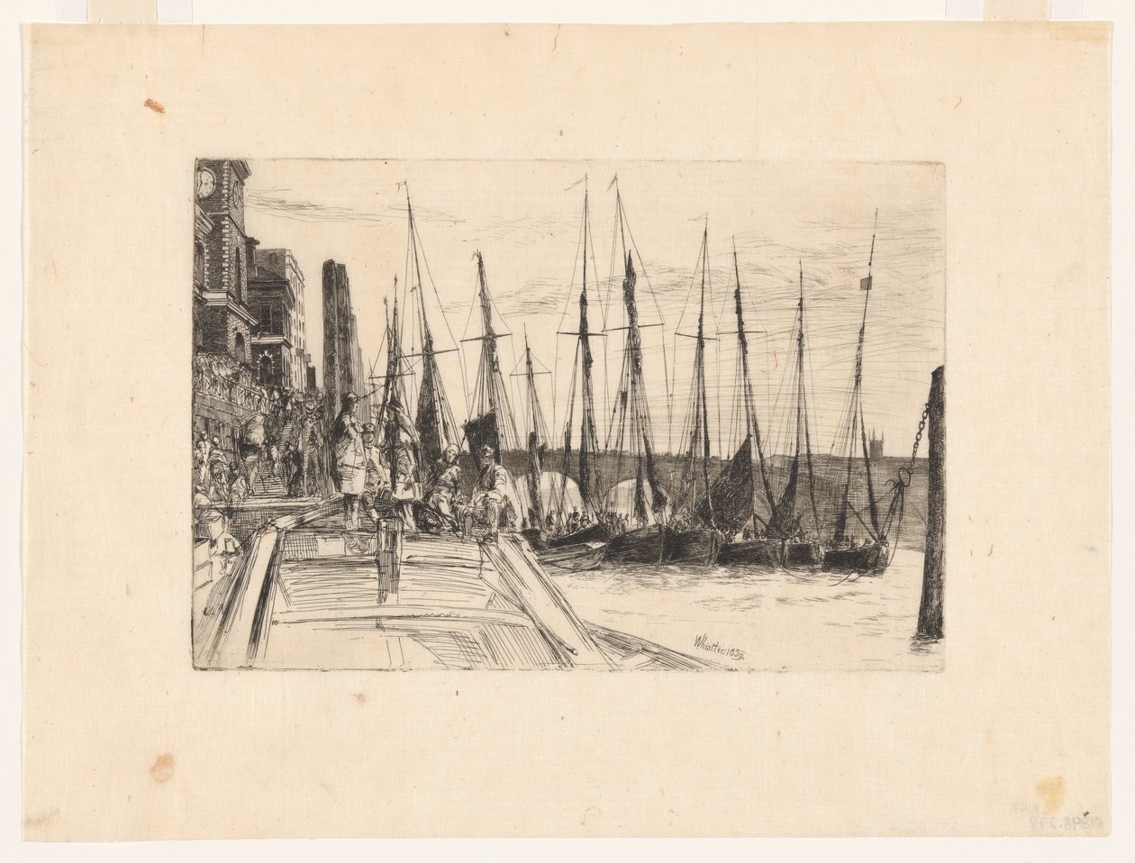 Billingsgate door James Abbott McNeill Whistler