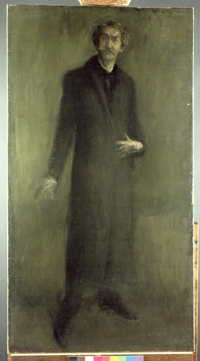 Bruin en goud door James Abbott McNeill Whistler
