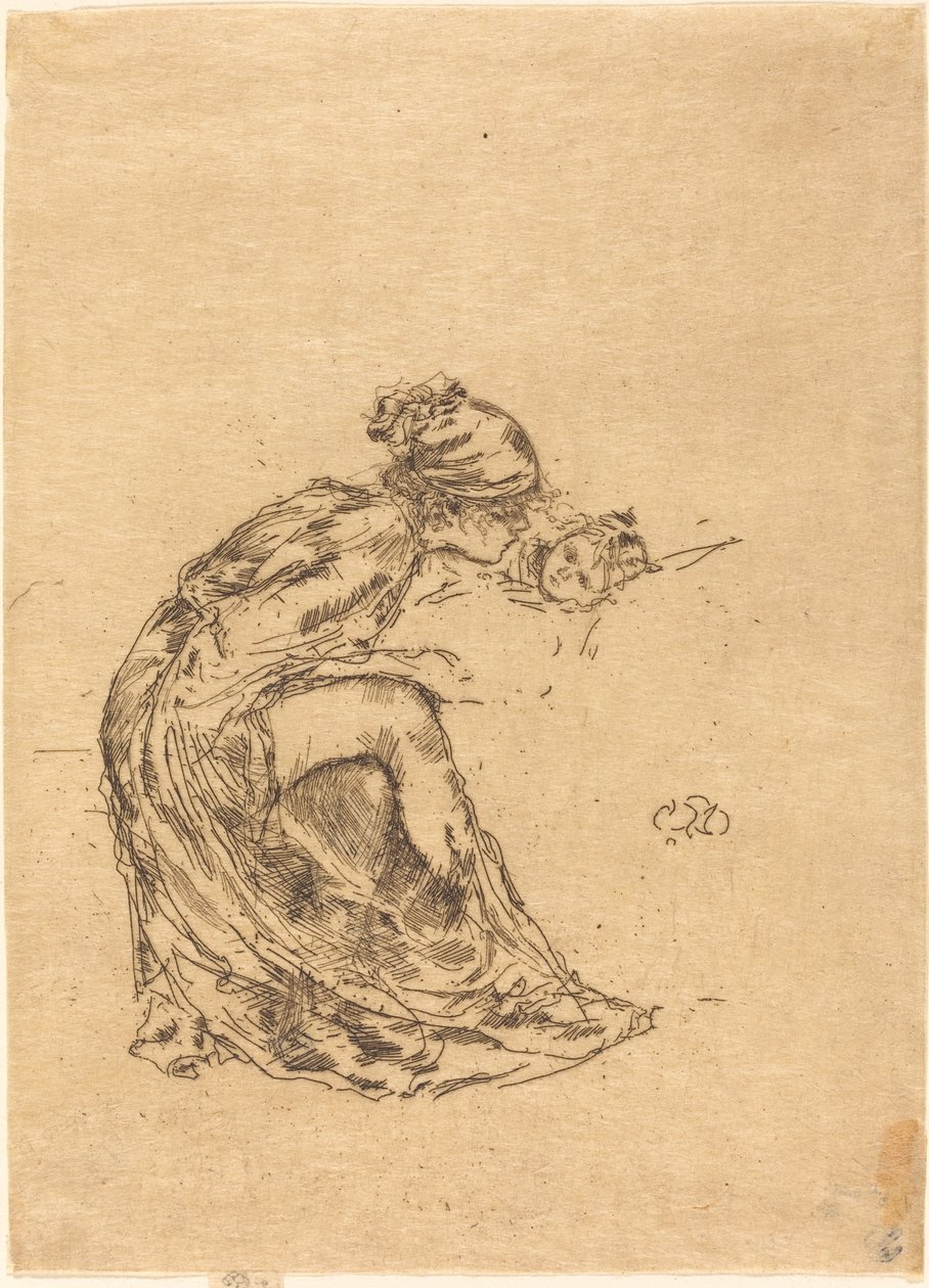 Cameo, No.I door James Abbott McNeill Whistler