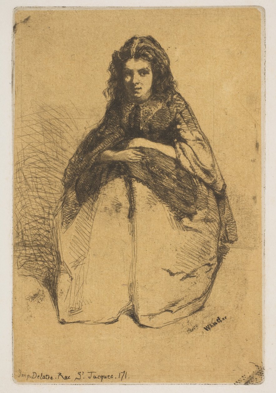Fumette door James Abbott McNeill Whistler