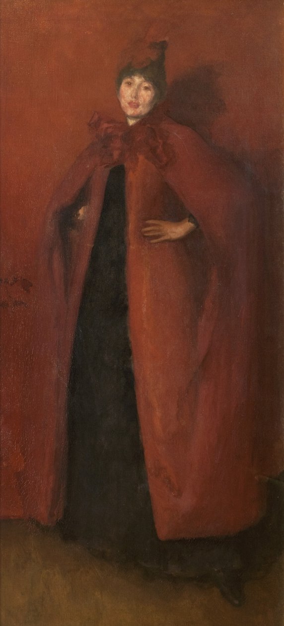 Harmonie in Rood: Lamplicht, 1884-86 door James Abbott McNeill Whistler