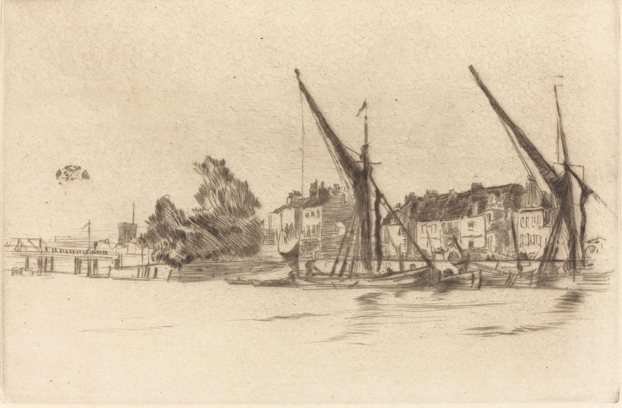 Lindsey Huizen door James Abbott McNeill Whistler