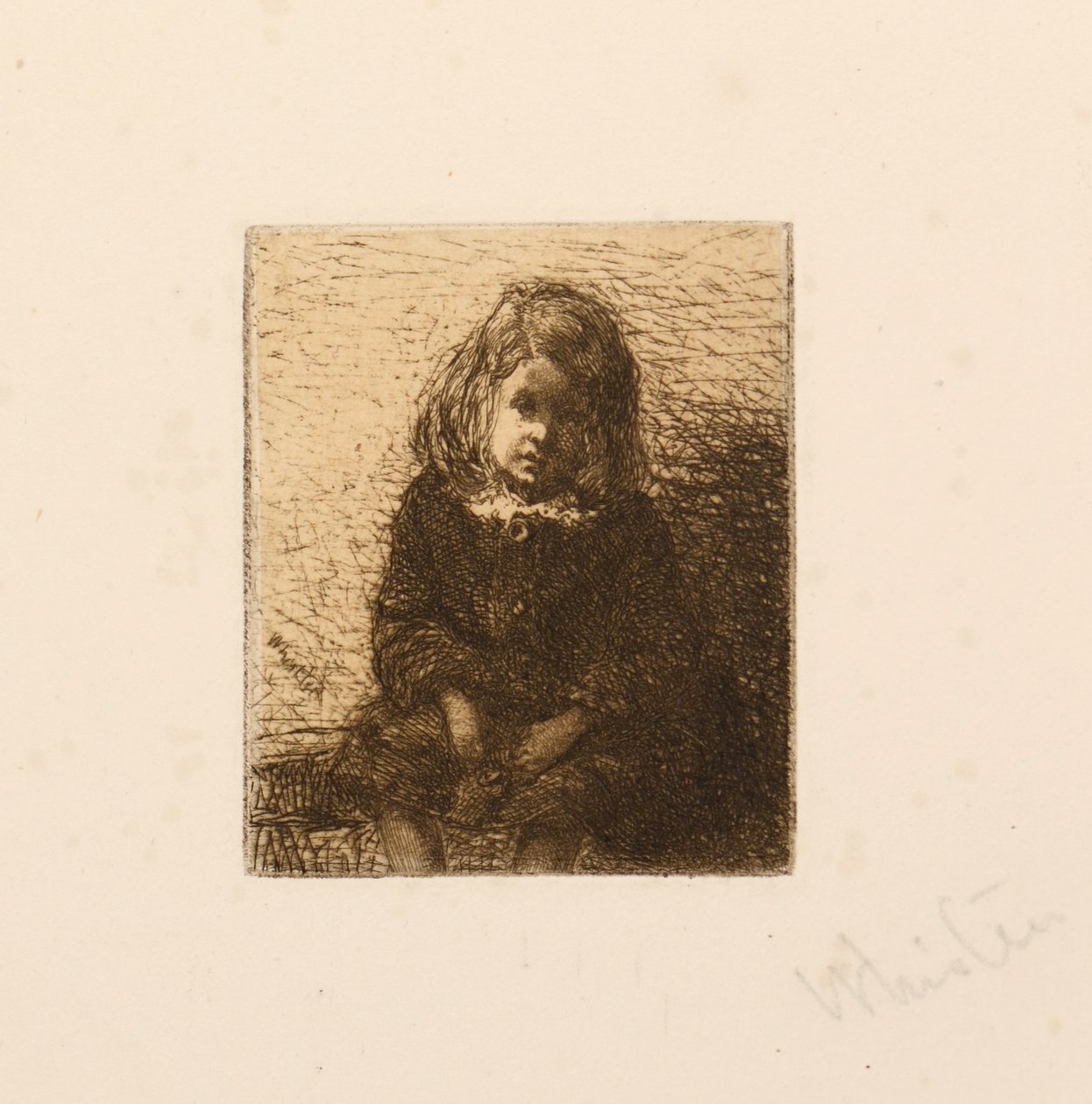 Kleine Arthur door James Abbott McNeill Whistler