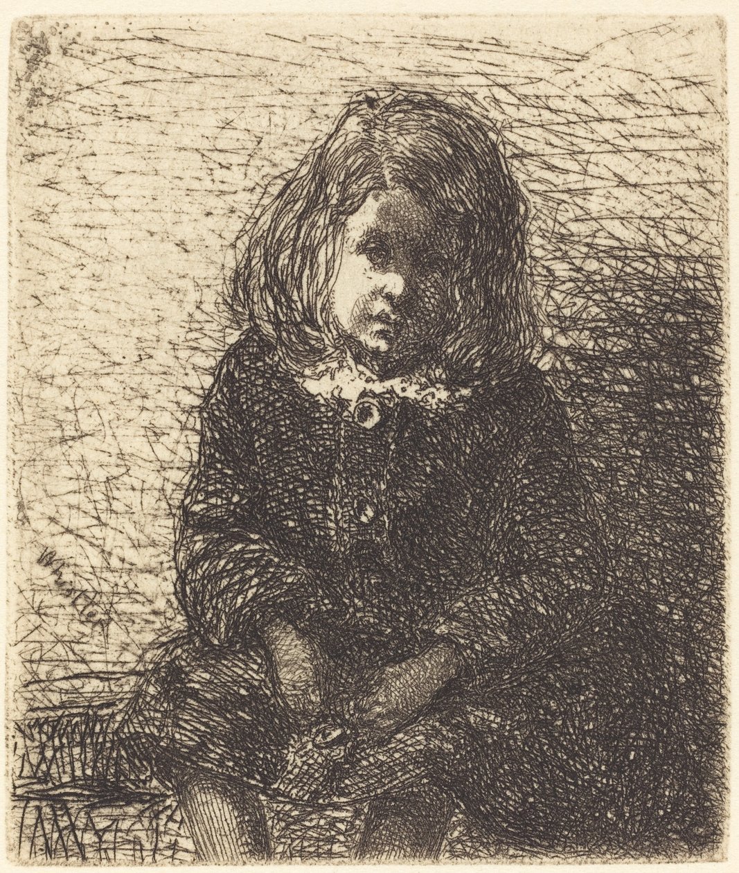 Kleine Arthur door James Abbott McNeill Whistler