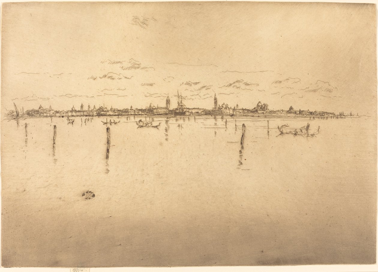 Klein Venetië door James Abbott McNeill Whistler