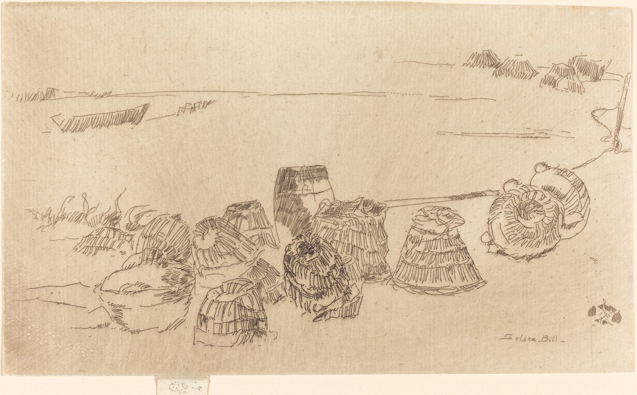 Kreeftenmanden door James Abbott McNeill Whistler