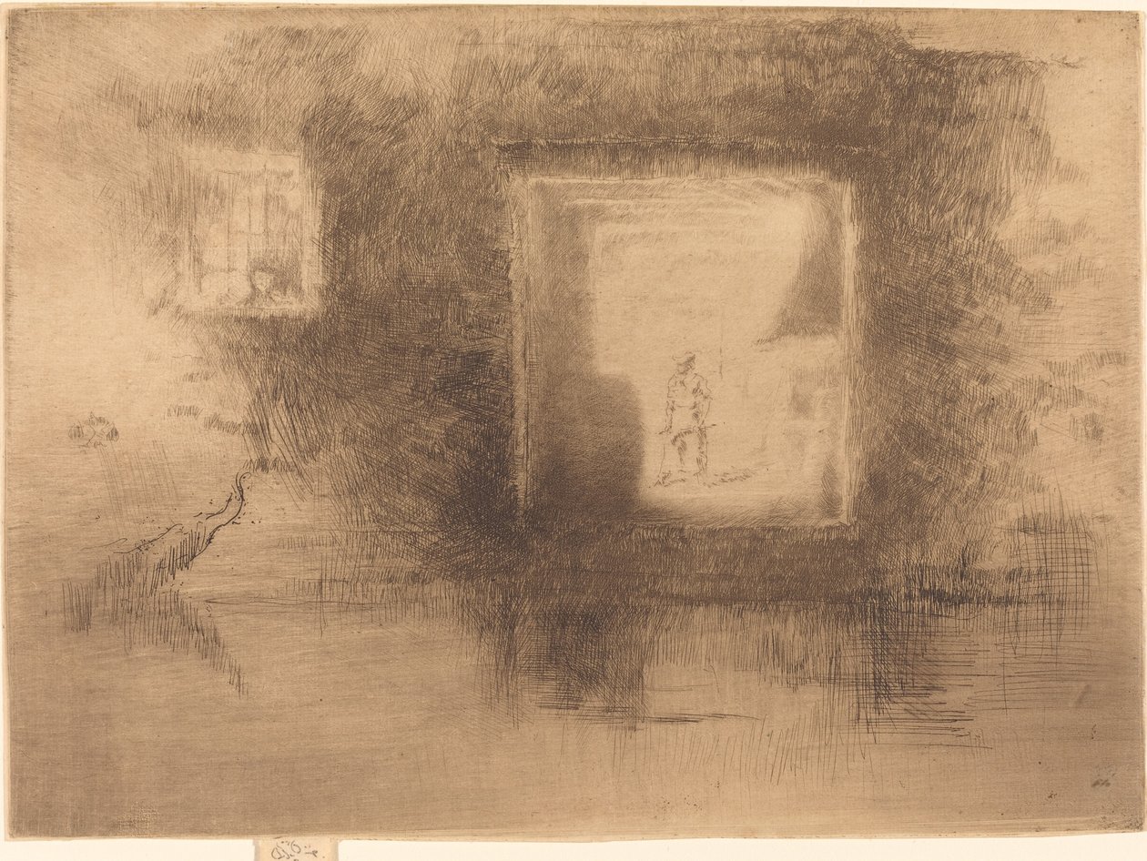 Nocturne: Oven, 1880 door James Abbott McNeill Whistler