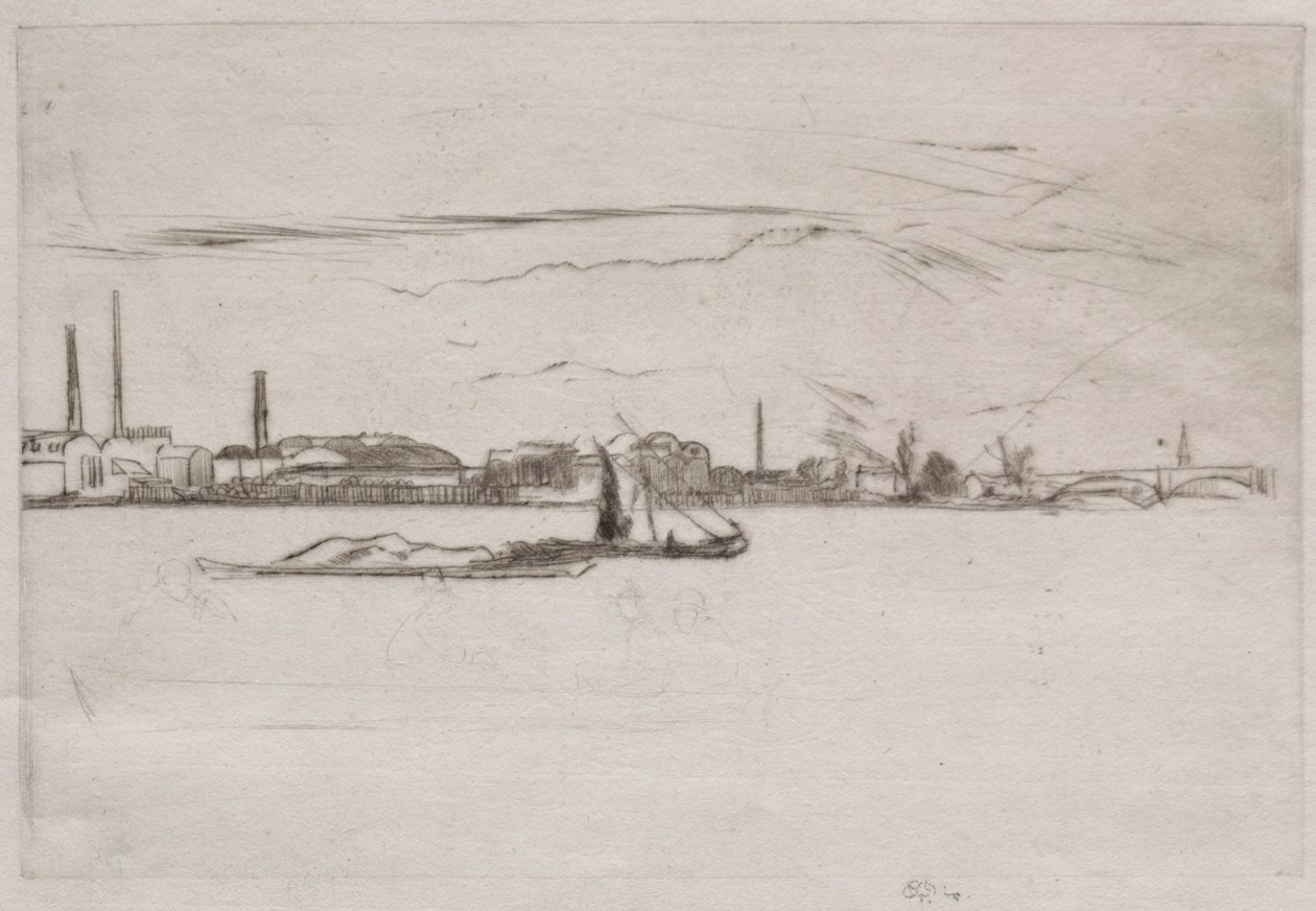 Prices Kaarsenfabriek door James Abbott McNeill Whistler