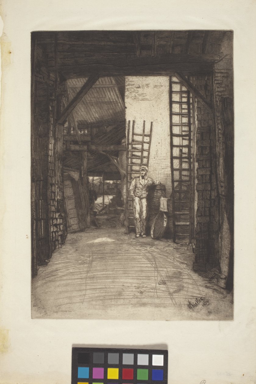 De kalkbrander door James Abbott McNeill Whistler
