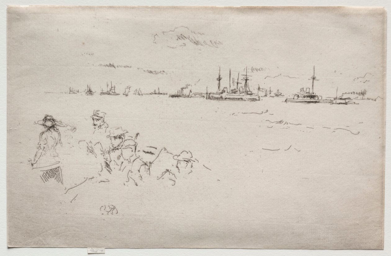 De Monitoren door James Abbott McNeill Whistler