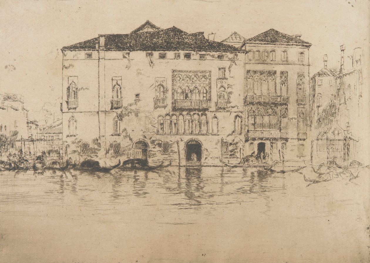 De paleizen door James Abbott McNeill Whistler