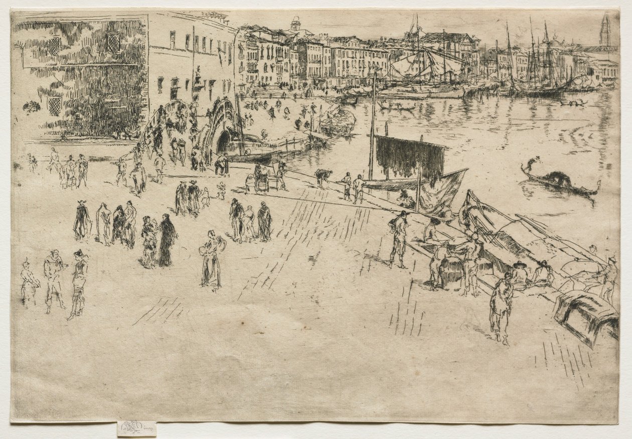 De Riva, nr. 1 door James Abbott McNeill Whistler