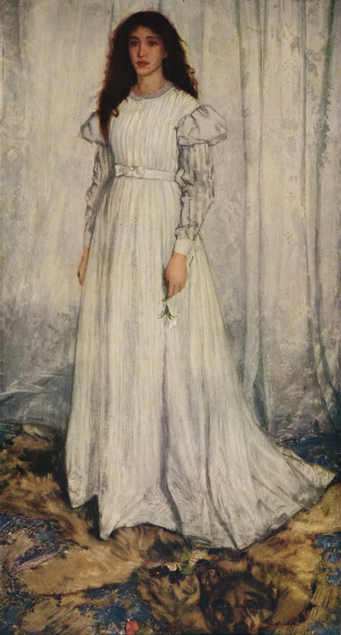 Het Witte Meisje door James Abbott McNeill Whistler