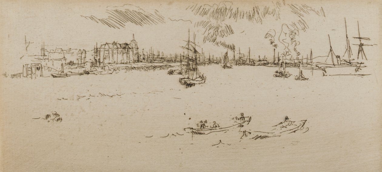 Tilbury door James Abbott McNeill Whistler