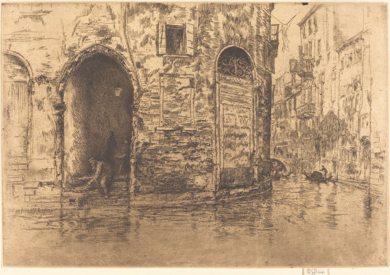 Twee deuropeningen door James Abbott McNeill Whistler