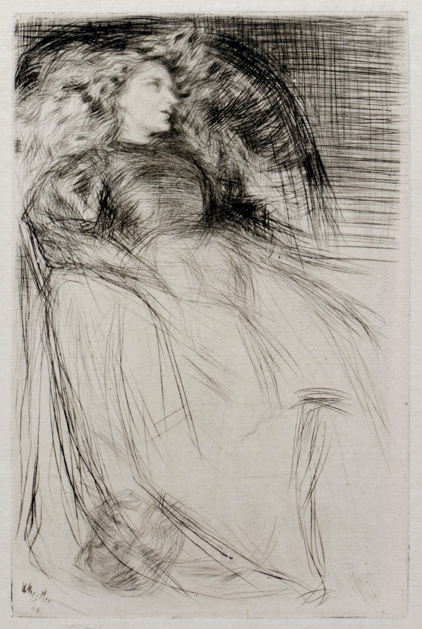 Vermoeid door James Abbott McNeill Whistler
