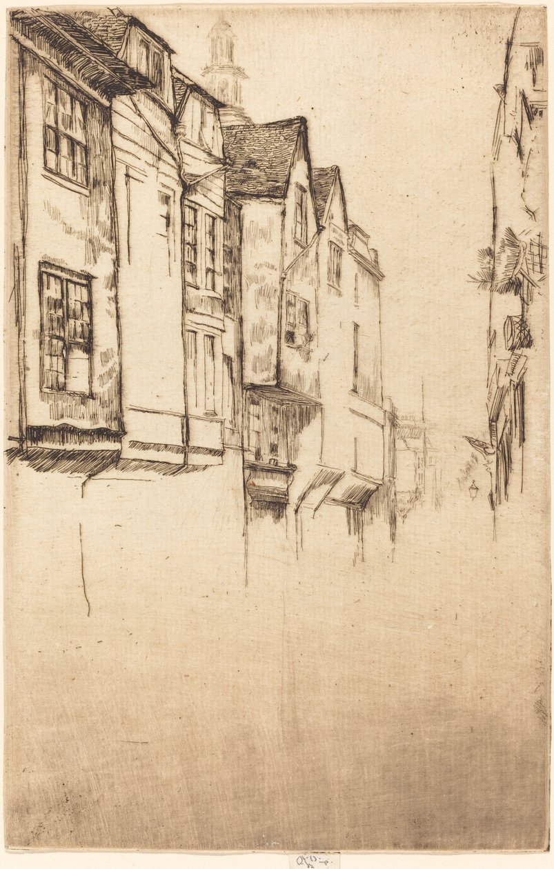 Wych Street door James Abbott McNeill Whistler