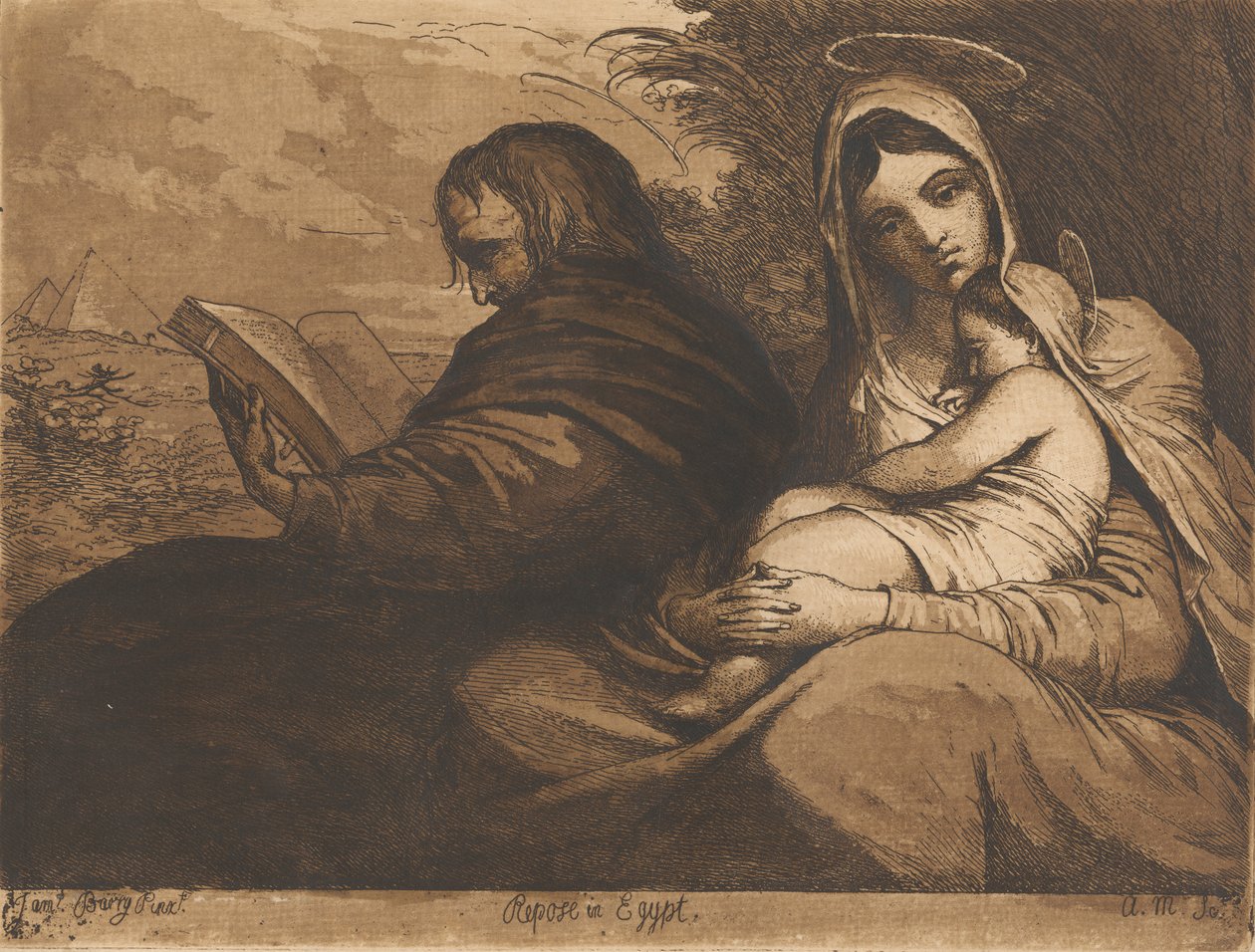 Rust in Egypte door James Barry