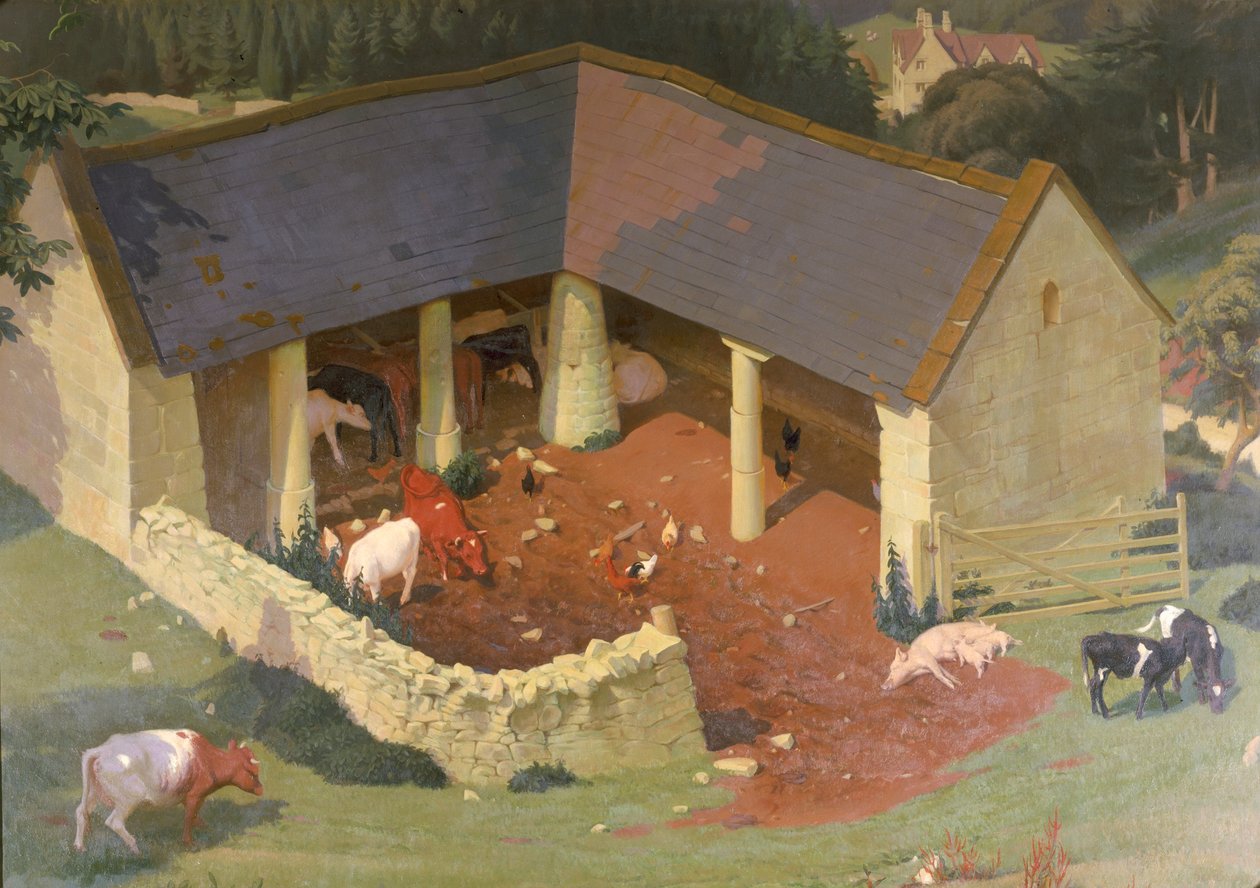 De veldschuur door James Bateman