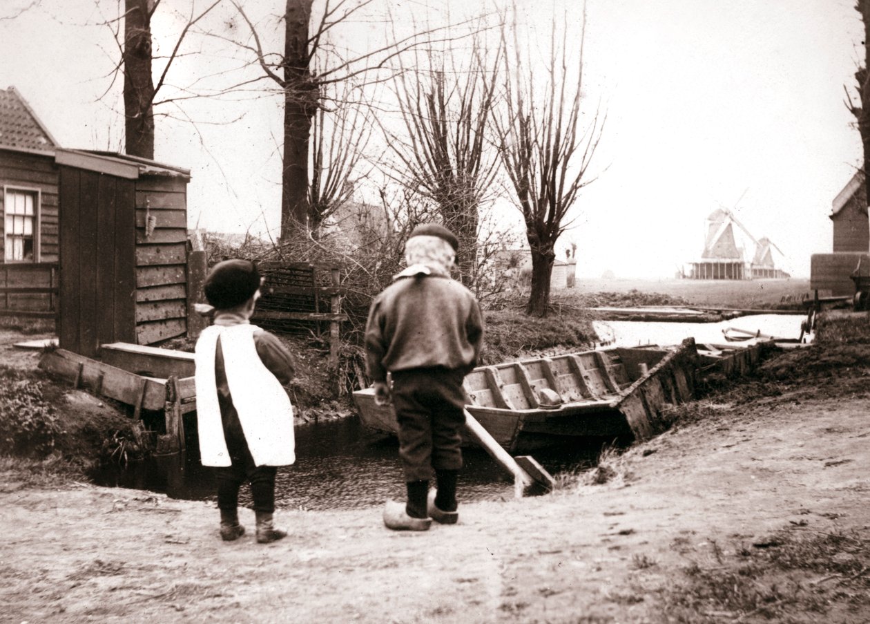 Kinderen, Laandam, Nederland, 1898 door James Batkin