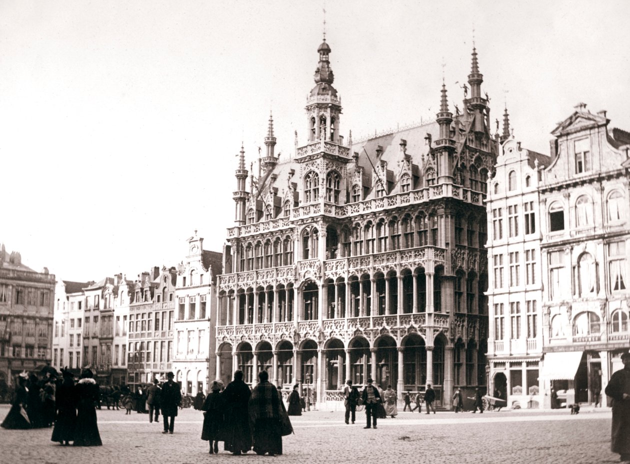 Marktplein, Brussel, 1898 door James Batkin