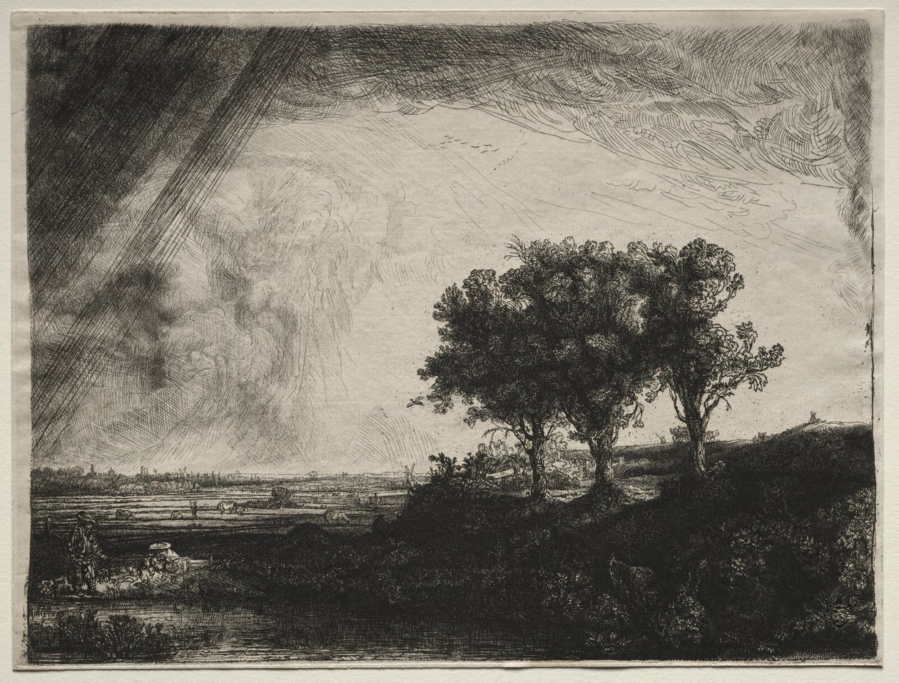 De drie bomen, ca. 1770-1844 door James Bretherton