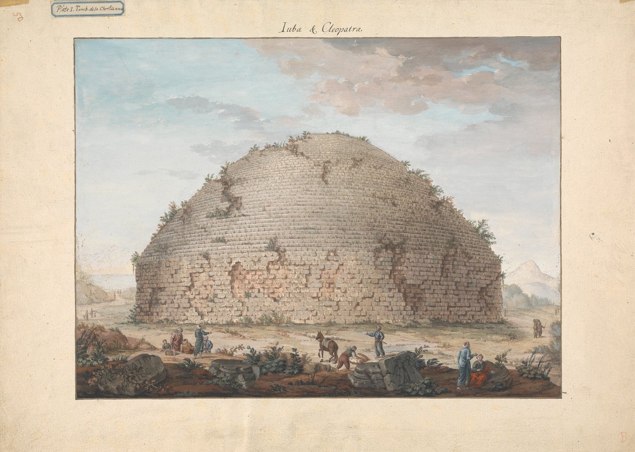 Tomb de la Chretienne / Juba en Cleopatra door James Bruce