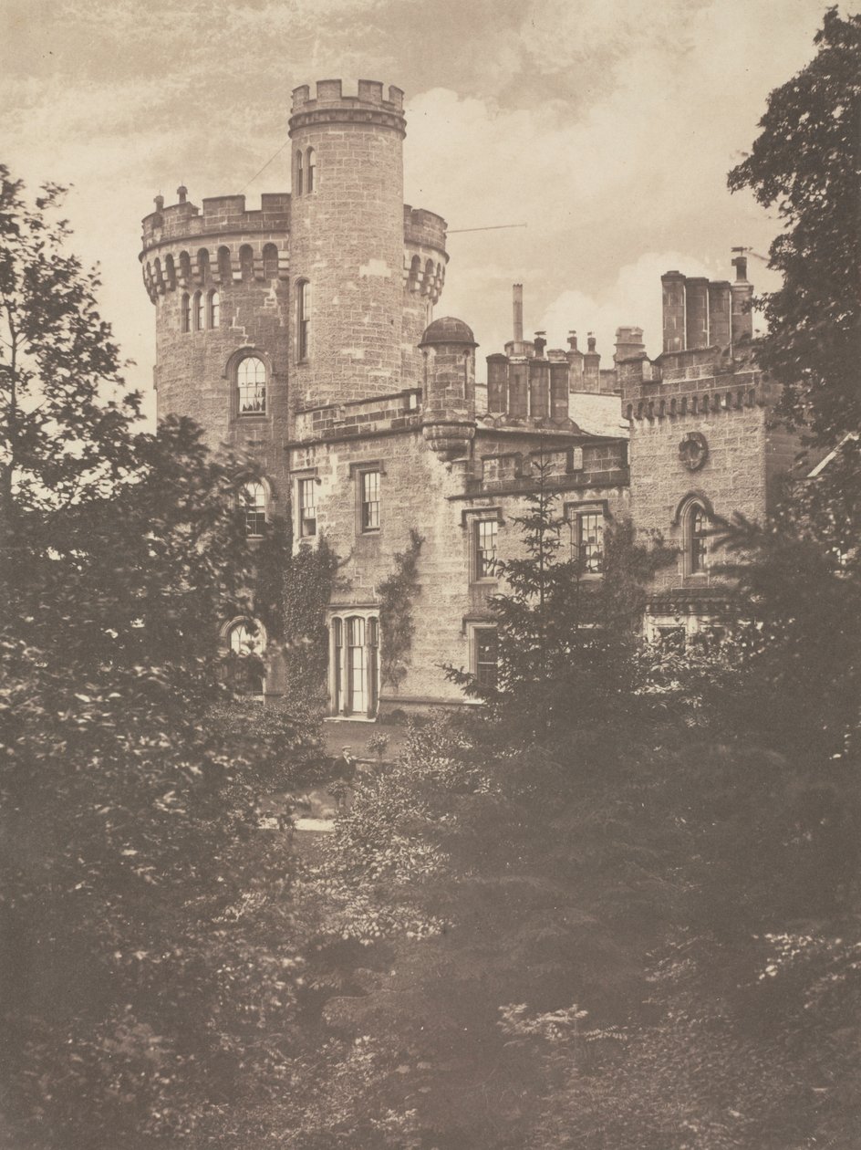 Uitzicht op Tullichewan Kasteel, Glasgow door James Campbell of Strachathro