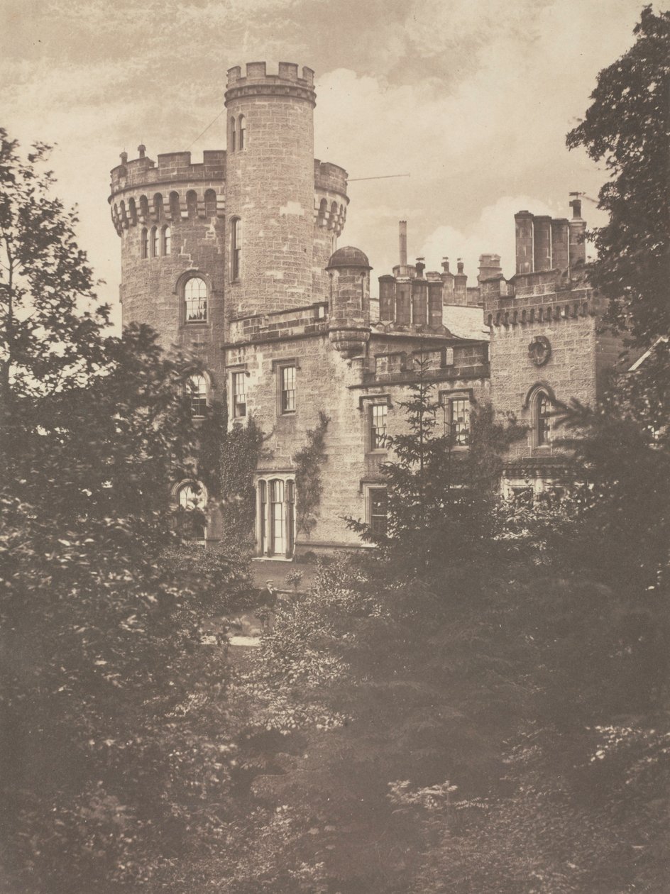Uitzicht op Tullichewan Castle, Glasgow door James Campbell of Strachathro