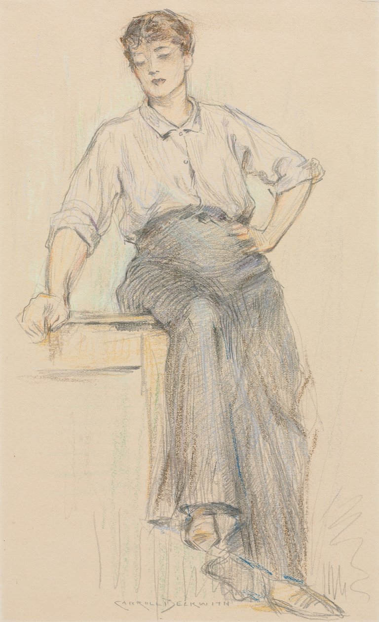 De Arbeider door James Carroll Beckwith