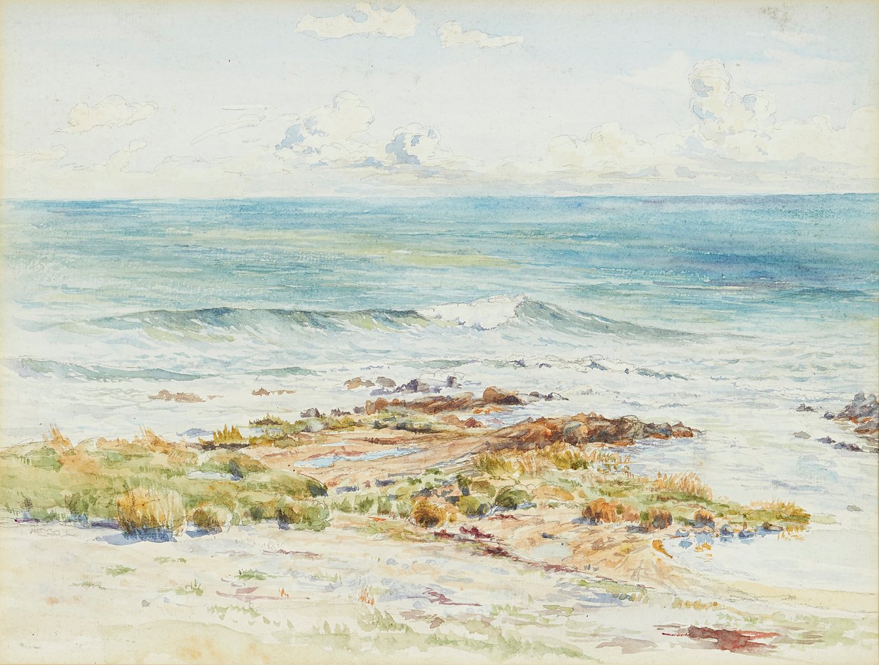 Kustlandschap door James Caw